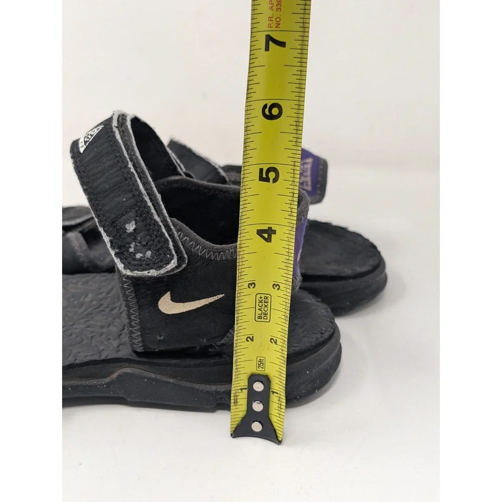 Vintage Nike‎ Air ACG Hiking Sandals Ankle Strap Men's Size 10 Black 190044-011